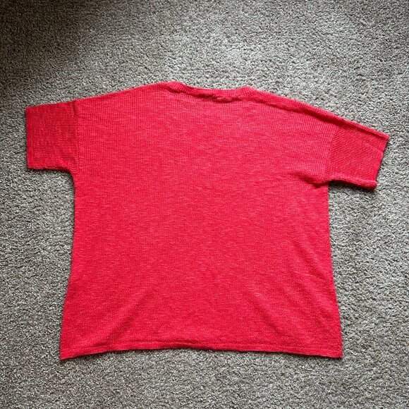 NWT EILEEN FISHER WTMLN Linen Jewel NK Pullover Size S/P - Picture 6 of 7